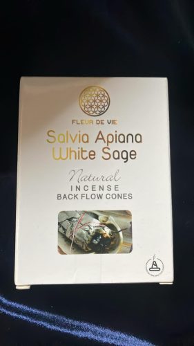 Kúp - Fleur de Vie: Salvia Apiana White Sage backflow füstölő