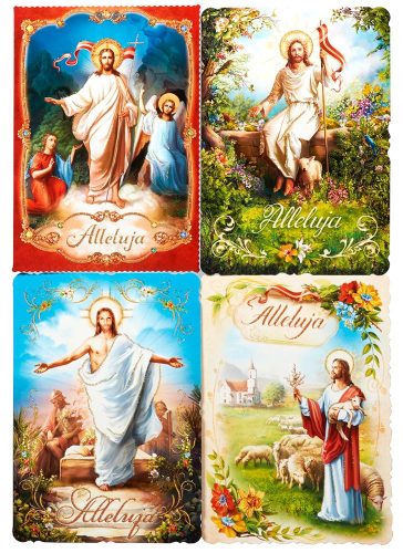 Képeslap húsvéti - borítékkal